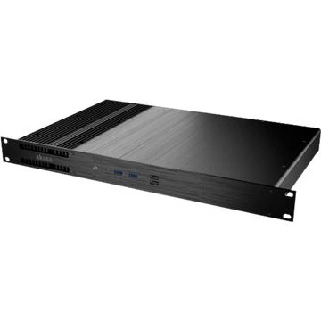 Akasa Galileo TU3 1U Thin Mini ITX, sort, uden strømforsyning