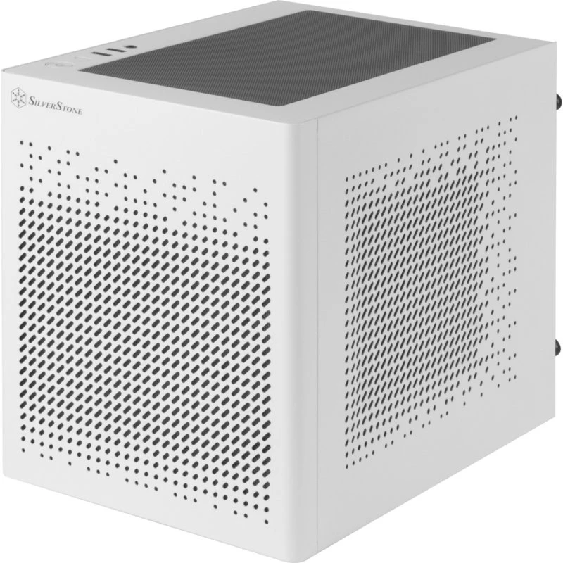 SilverStone Sugo 16 Mini-ITX Kabinet, Hvid, 2x USB 3.2