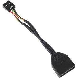 SilverStone USB intern adapter 19 pin til 9 pin