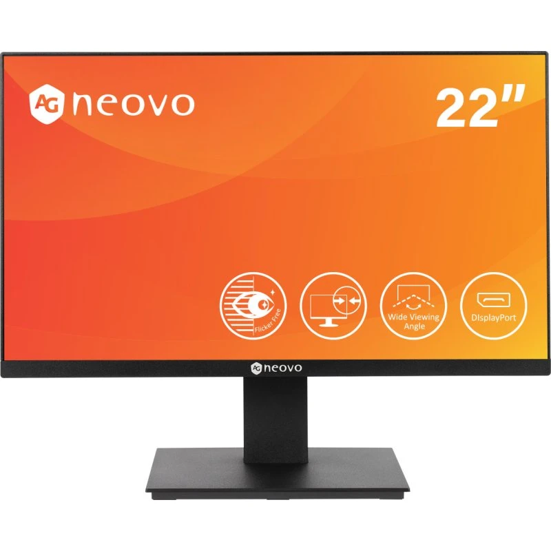 AG Neovo LA-2202 21,5" Fuld HD LED-skærm, Sort