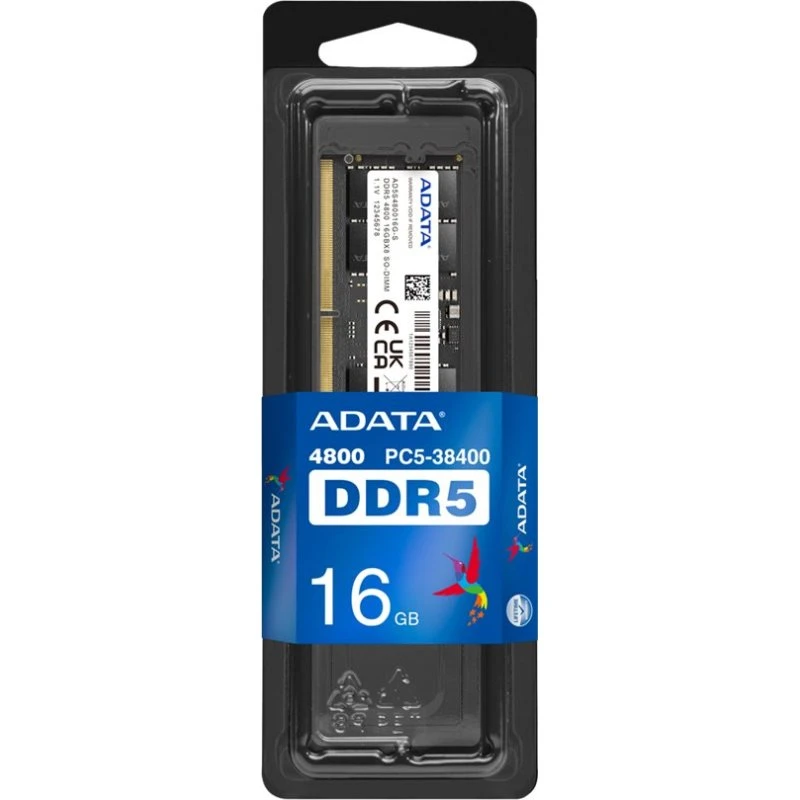 ADATA DDR5 16GB 4800MHz CL40 On-die ECC SO-DIMM