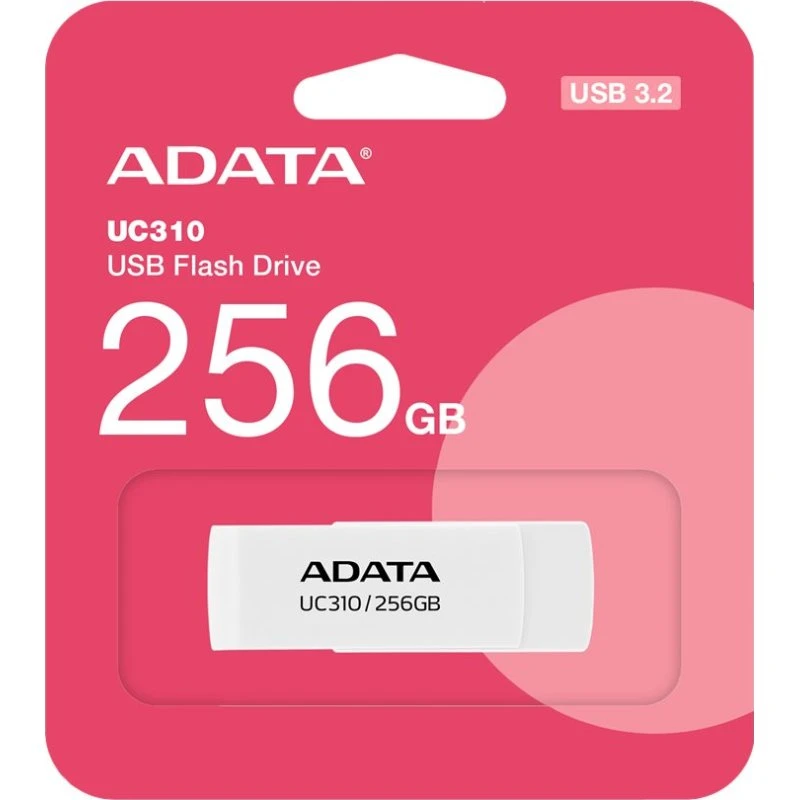 ADATA UC310 256GB USB 3.2 Gen 1 Hvid