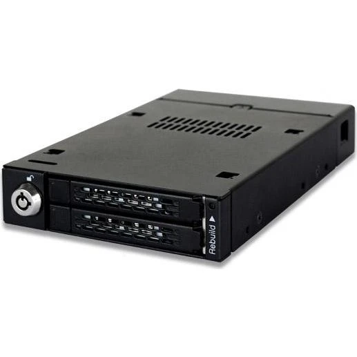 ICY Dock ToughArmor MB992SKR-B 3.5" Dual Bay RAID - 2.5" SATA HDD/SSD Rack