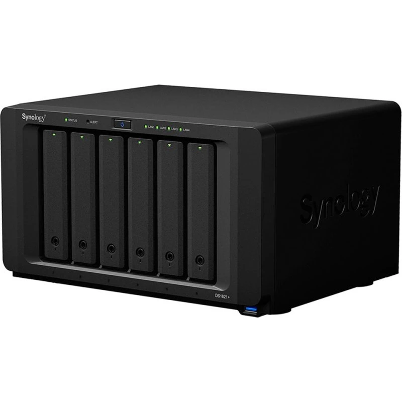 Synology DS1621+ NAS Server med AMD Ryzen Quad Core