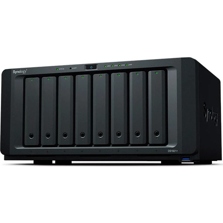 Synology DS1821 NAS, 8-bay, AMD Ryzen Embedded V1500B