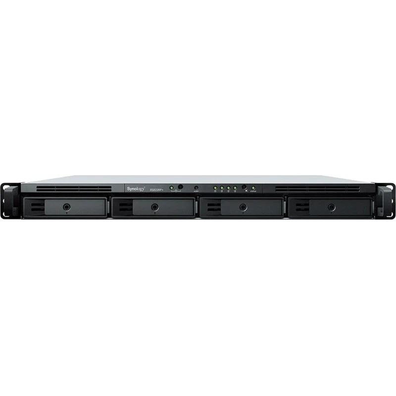 Synology RS822RP+ 4-bay 1U Rack NAS med AMD Ryzen Embedded