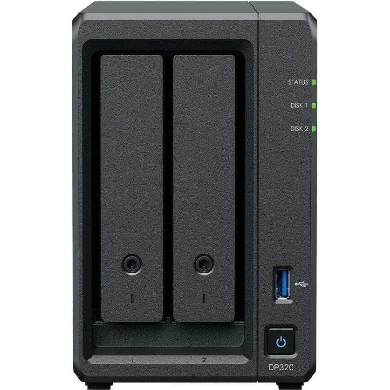 Synology DP320 2-bay NAS, 16 TB, 3,5" SATA