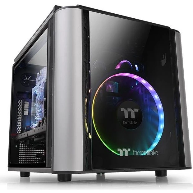 Thermaltake Level 20 VT Micro PC Kabinet - Sort, Sølv