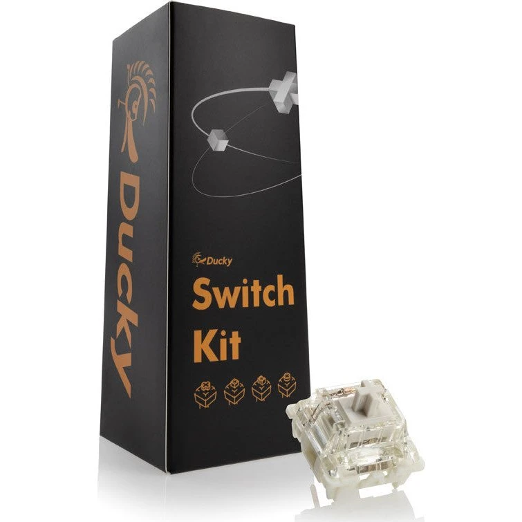 Ducky Gateron G Pro White Switches - 110pcs, Linear, 38g