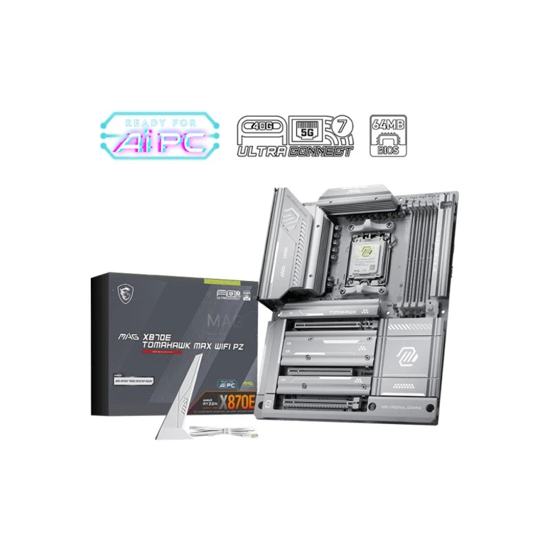 MSI MAG X870E Tomahawk Max WiFi PZ - AMD X870E AM5 ATX bundkort