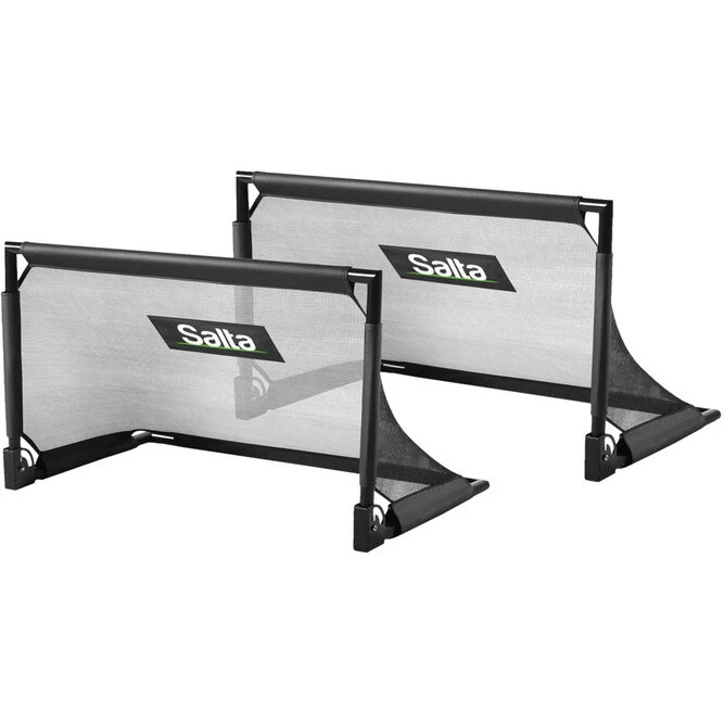 Salta Challenge fodboldmål 100 x 60 x 60 cm 2-pak, sort