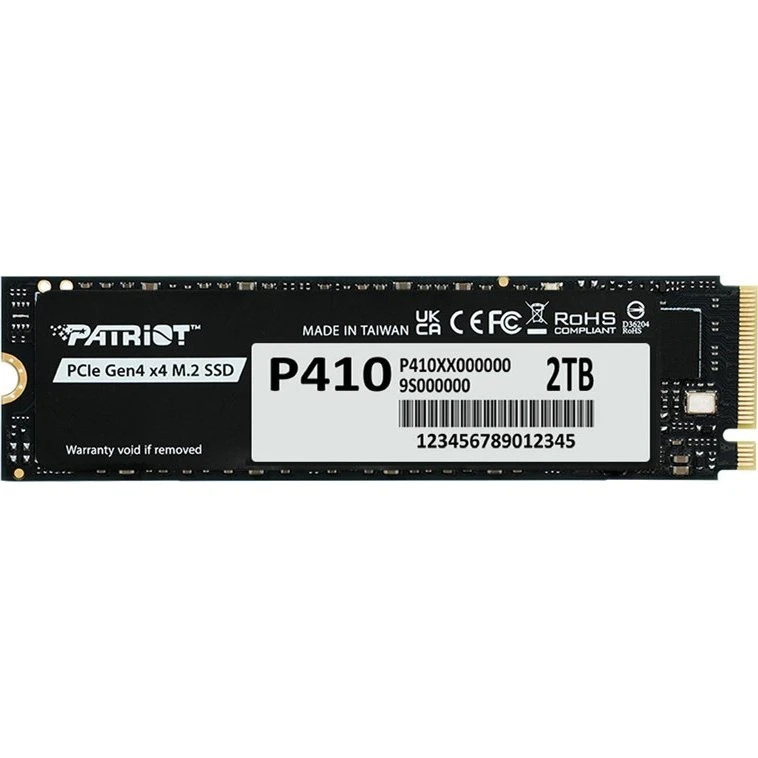 Patriot P410 SSD 2TB M.2 2280 PCIe 4.0 NVMe Sort