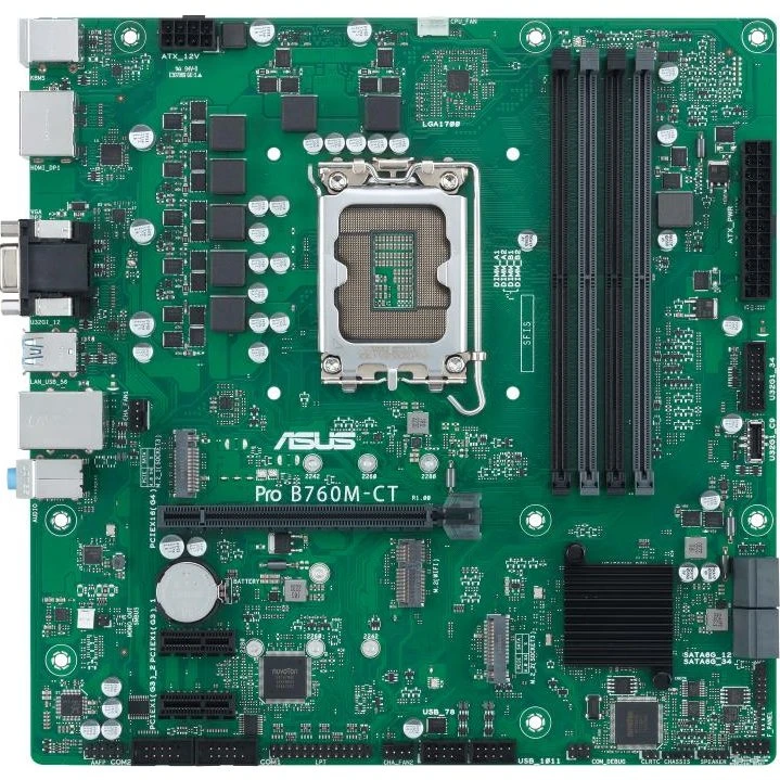 ASUS PRO B760M-CT-CSM Micro-ATX LGA1700 DDR5