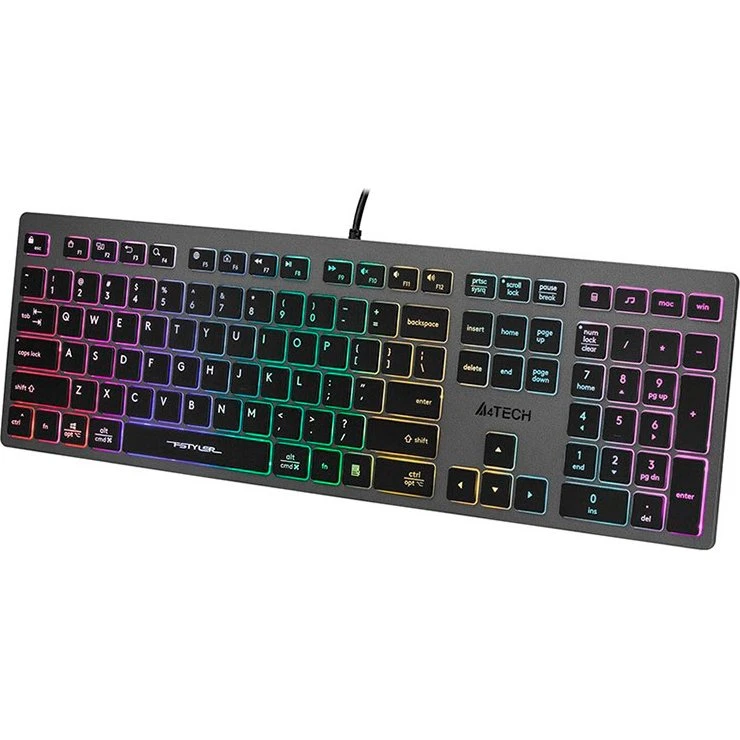A4Tech FSTYLER FX60H Neon Kablet Gaming Tastatur
