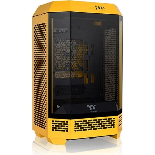 Thermaltake The Tower 300 Gul Minitower (ITX/mATX) med glasvindue