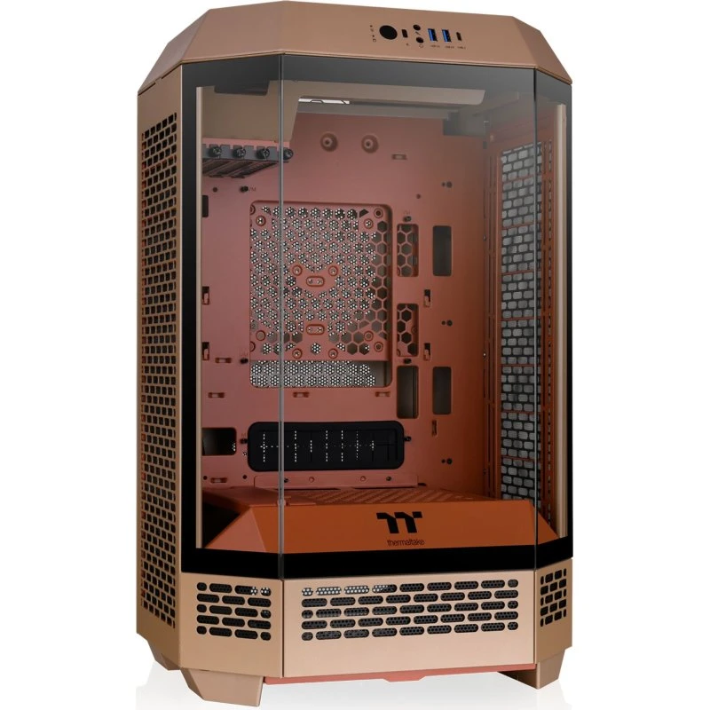 Thermaltake The Tower 300 Minitower - Brun - Micro ATX med glasvindue