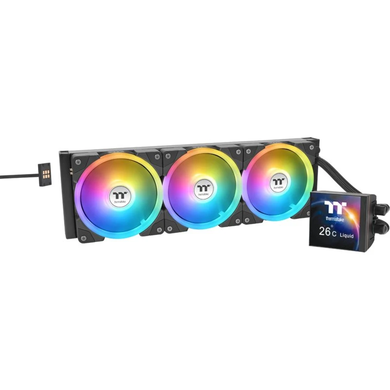 Thermaltake MAGFloe 420 Ultra ARGB 140 mm Sort
