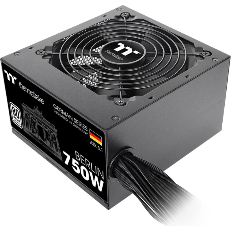 Thermaltake Berlin 750W 80 Plus ATX3.1 Strømforsyning, Sort
