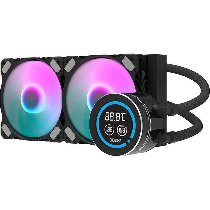 Darkflash DN-D240 CPU Vandkøler 240mm, Sort