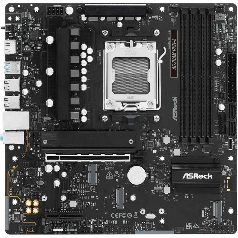 ASRock A620AM PRO-A Micro-ATX AM5 DDR5 Bundkort