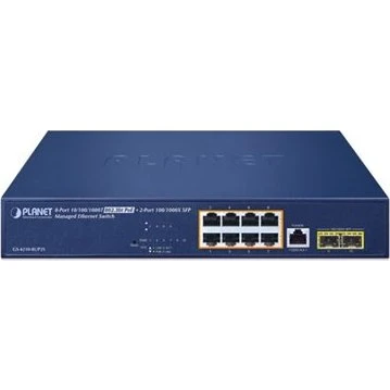 PLANET GS-4210-8UP2S 10-port Gigabit PoE++ Switch