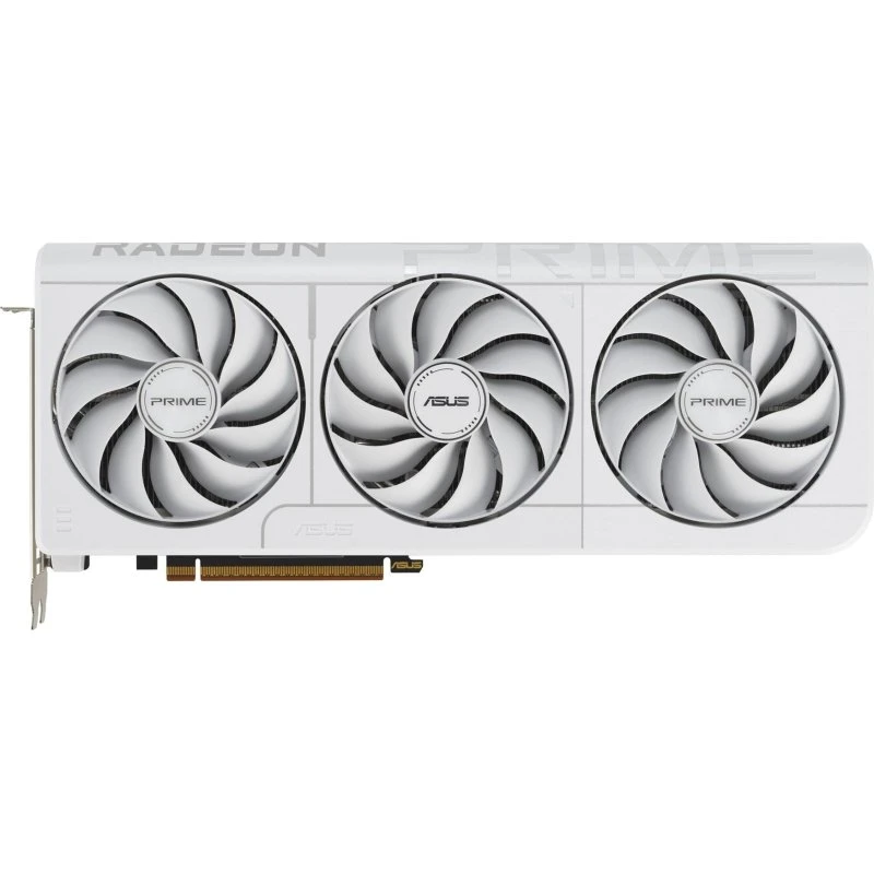 ASUS Prime RX 9070 XT O16G White 16GB GDDR6 grafikkort