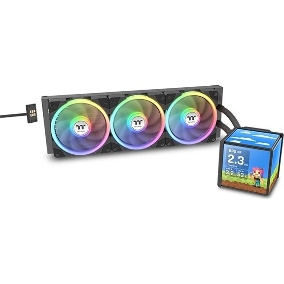 Thermaltake MINECUBE 360 Ultra ARGB Sync 360 mm CPU-køler Sort