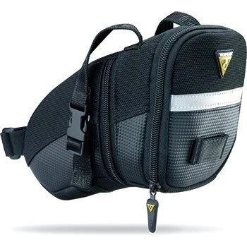 Topeak Aero Wedge Sadeltaske Medium, Sort/Lime