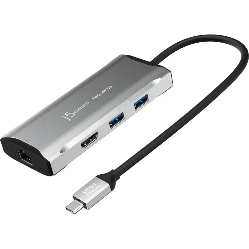 J5create 6-in-1 USB-C Travel Dock med 100W PD
