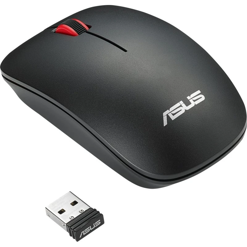 ASUS WT300 Trådløs Optisk Mus, Sort/Rød