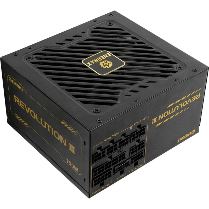 Enermax Revolution III 750W 80 Plus Gold fuldt modulær, sort