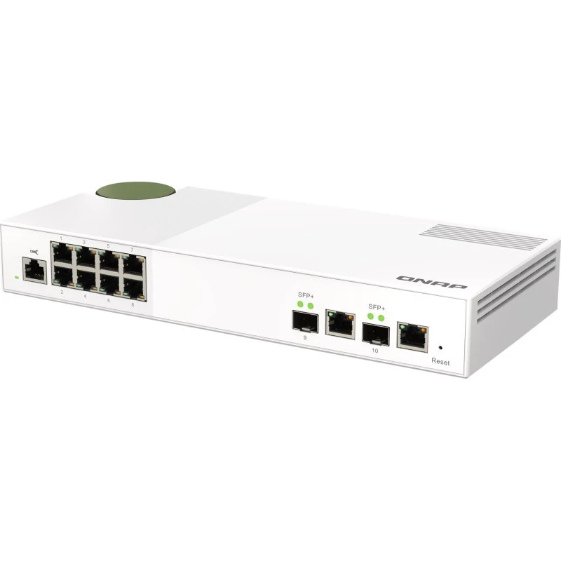 QNAP QSW-M2108-2C 10GbE & 2.5GbE Switch, 10-port, desktop
