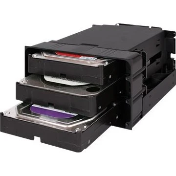 ICY DOCK flexiDOCK MB830SP-B 3.5" HDD-hus, sort