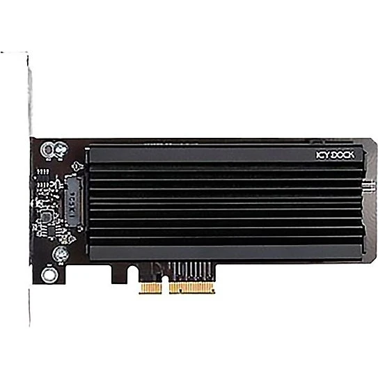 RaidSonic EZConvert Ex M.2 NVMe PCIe 3.0 x4 Adapter, sort/sølv