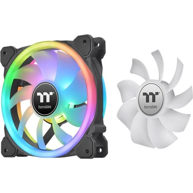 Thermaltake SWAFAN 14 RGB 3-pack 140 mm Sort/Sølv/Hvid