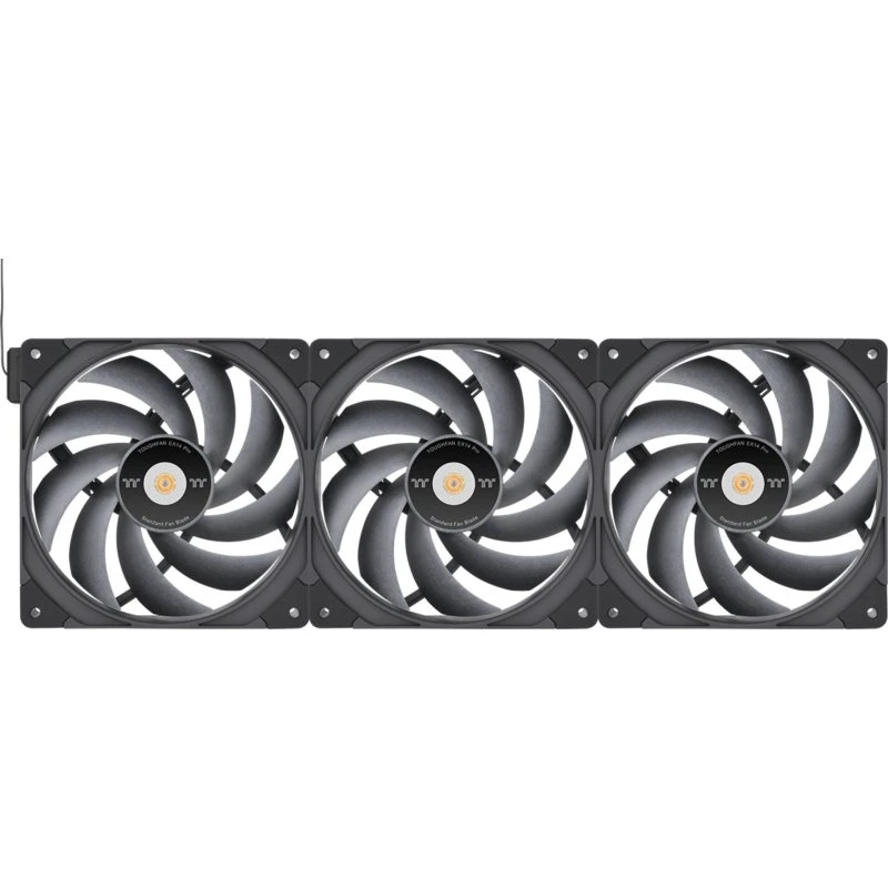 Thermaltake TOUGHFAN EX14 Pro 140mm Sort (3 stk)