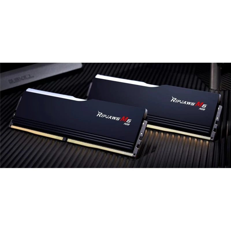 G.Skill Ripjaws M5 RGB 96GB DDR5-5600 CL40 Sort med ARGB