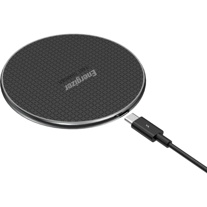 Energizer WCP107 15W Trådløs Oplader, USB-C, Sort