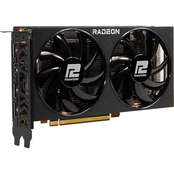 PowerColor Radeon RX 6500 XT ITX 4GB GDDR6, Sort