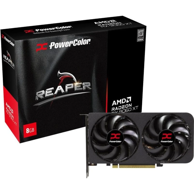 PowerColor Radeon RX 9060 XT 8GB GDDR6 Grafikkort