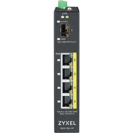 ZyXEL RGS100-5P 5-Port Gigabit PoE+ Switch
