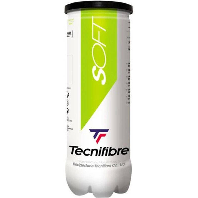 Tecnifibre Soft Tennisbolde 3-tin (Stage 1, 25% langsommere)