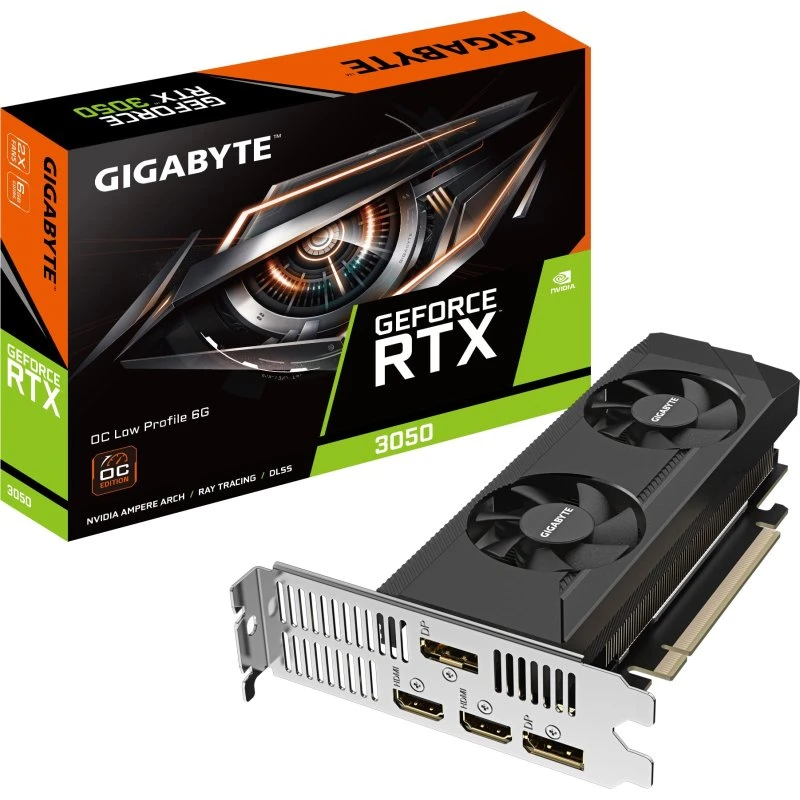 Gigabyte RTX 3050 6GB OC Low Profile Grafikkort