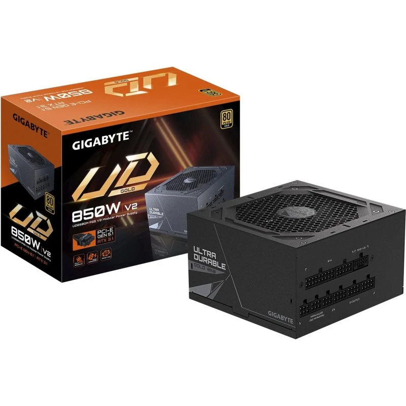Gigabyte UD850GM PG5 V2 850W, fuld-modulær, 80 Plus Gold