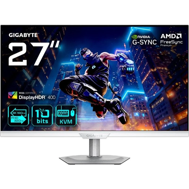 Gigabyte M27UP ICE 27" 4K 160 Hz Gaming-skærm