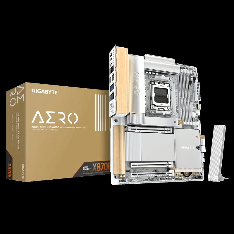 GIGABYTE X870E AERO X3D WOOD AMD AM5 ATX