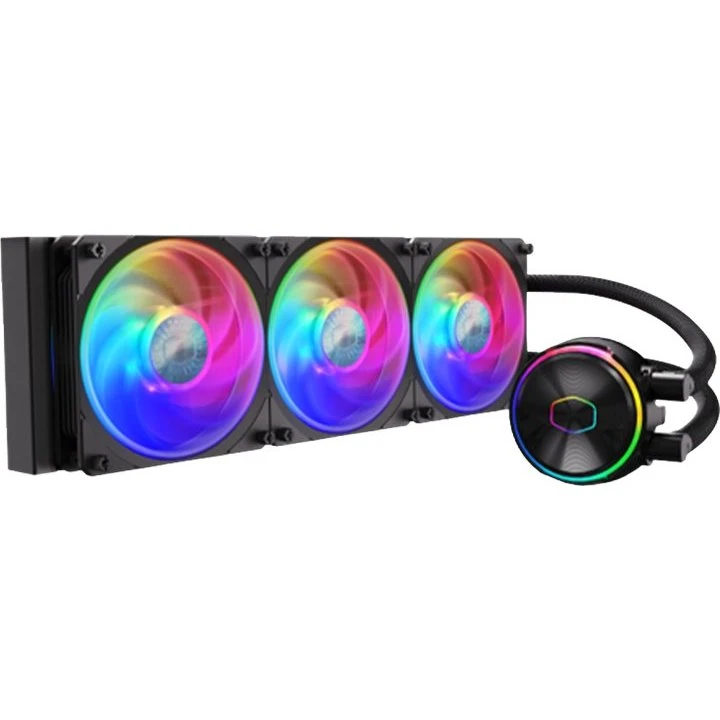 Cooler Master MasterLiquid PL360 FLUX 360 mm RGB Vandkøler, Sort