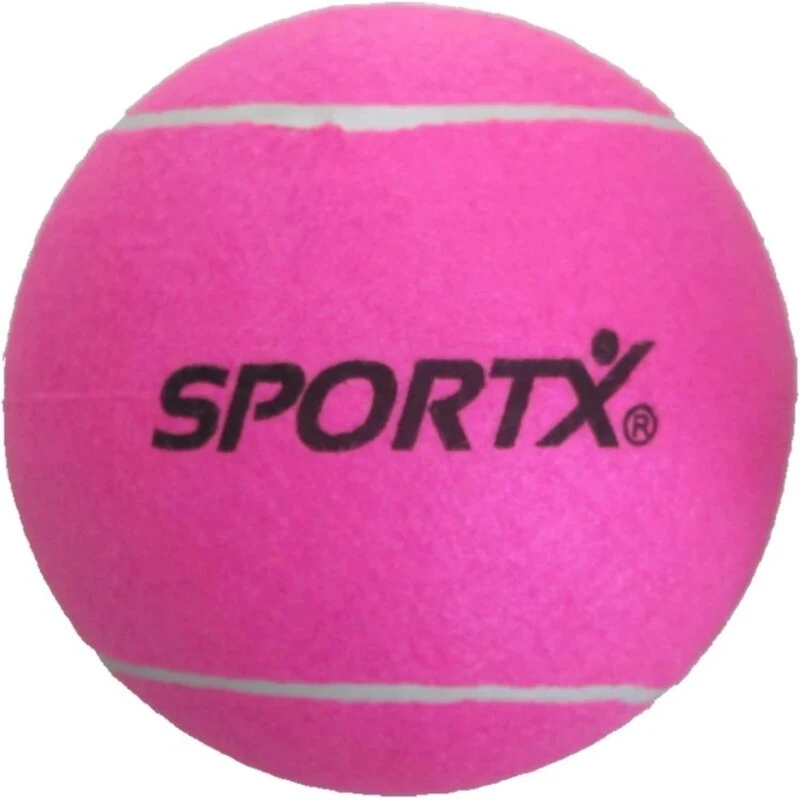 SportX XL tennisbold 22 cm, pink