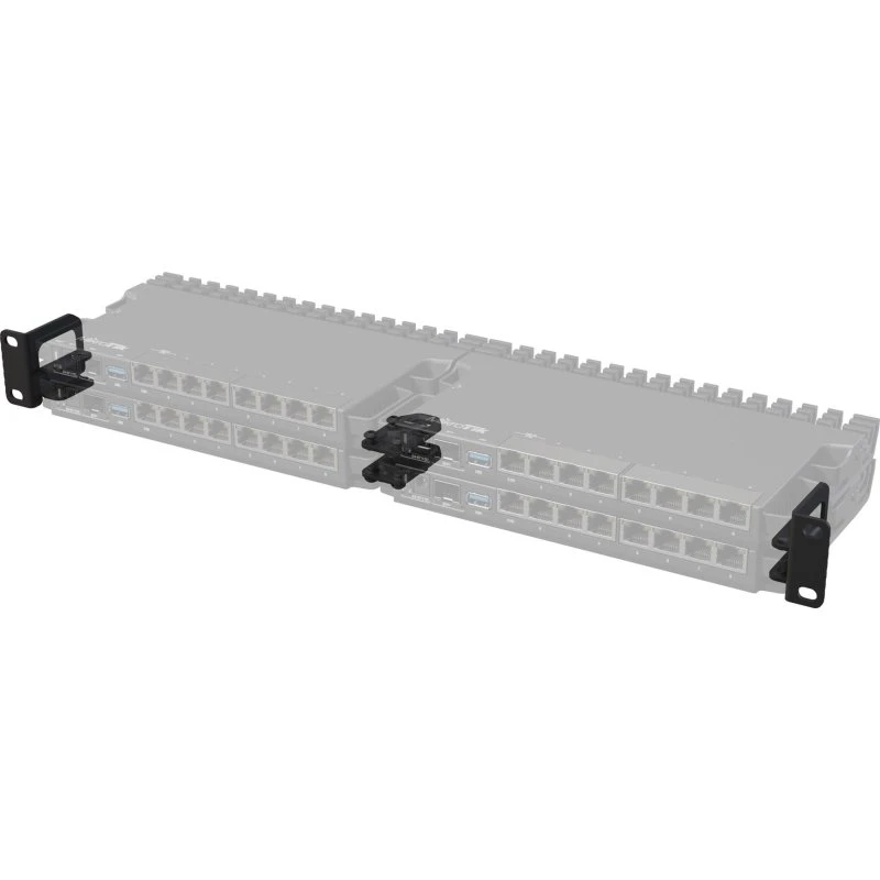 MikroTik K-79 Rackmonteringskit 1U, sort til RB5009UG+S+IN