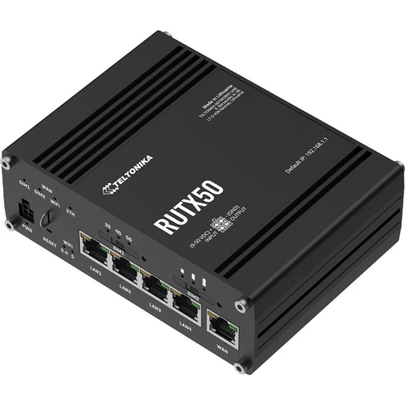 Teltonika RUTX50 Trådløs Router 4G/5G WWAN